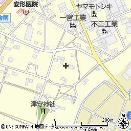 愛知県豊川市一宮町上新切141周辺の地図