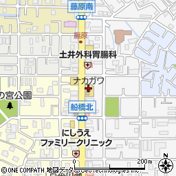 株式会社スーパーストアナカガワ　船橋店周辺の地図