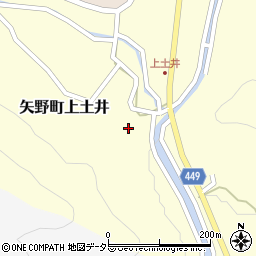 兵庫県相生市矢野町上土井178周辺の地図
