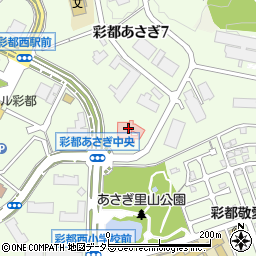 彩都友紘会病院周辺の地図