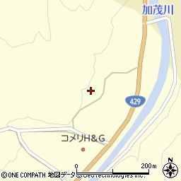岡山県加賀郡吉備中央町上加茂62周辺の地図