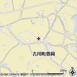 兵庫県三木市吉川町豊岡2508周辺の地図
