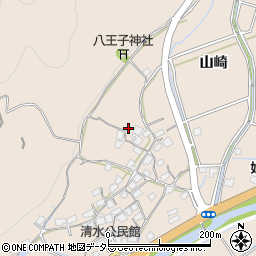 兵庫県姫路市飾東町山崎1119周辺の地図