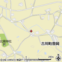 兵庫県三木市吉川町豊岡794周辺の地図