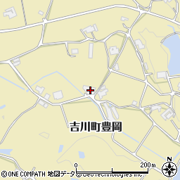 兵庫県三木市吉川町豊岡789周辺の地図