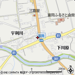 岡山商店周辺の地図
