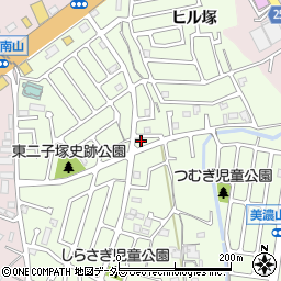 京都府八幡市美濃山幸水周辺の地図