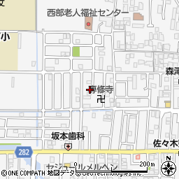 京都府城陽市寺田西ノ口39-46周辺の地図