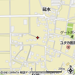 愛知県豊川市大木町周辺の地図