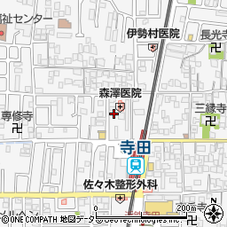 京都府城陽市寺田西ノ口20-7周辺の地図
