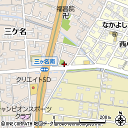 静岡県焼津市三ケ名293周辺の地図