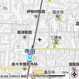 京都府城陽市寺田西ノ口5周辺の地図