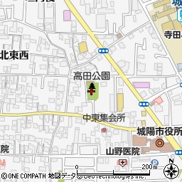 高田児童公園周辺の地図
