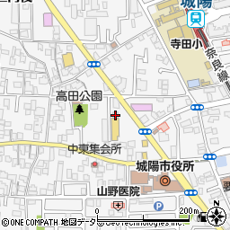 田所商店 城陽店周辺の地図
