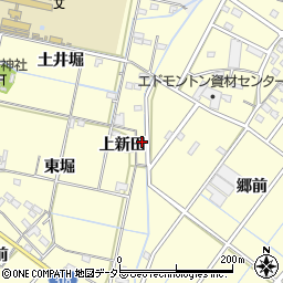 愛知県西尾市今川町上新田33周辺の地図