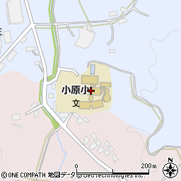 甲賀市立小原小学校周辺の地図