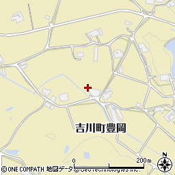 兵庫県三木市吉川町豊岡790周辺の地図