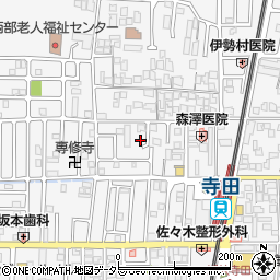 京都府城陽市寺田西ノ口26周辺の地図