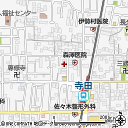 京都府城陽市寺田西ノ口21周辺の地図