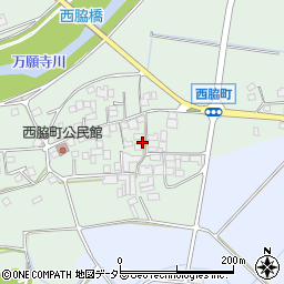 兵庫県小野市西脇町279-2周辺の地図