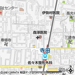 京都府城陽市寺田西ノ口20周辺の地図