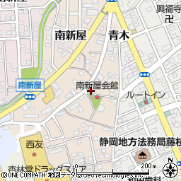 静岡県藤枝市南新屋318周辺の地図