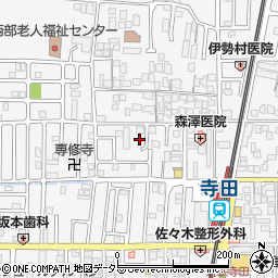 京都府城陽市寺田西ノ口26-14周辺の地図