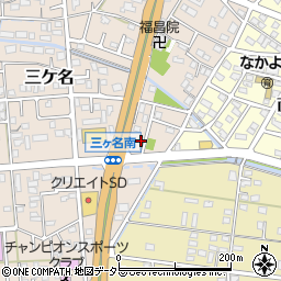 静岡県焼津市三ケ名298周辺の地図