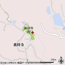 兵庫県三木市口吉川町善祥寺27周辺の地図