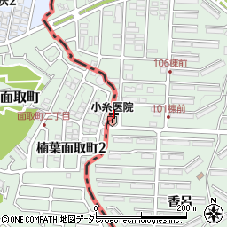 京都府八幡市男山金振20-19周辺の地図