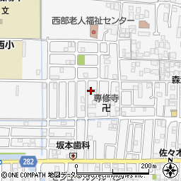 京都府城陽市寺田西ノ口39-31周辺の地図