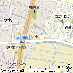 静岡県焼津市三ケ名302周辺の地図