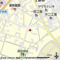 愛知県豊川市一宮町上新切131周辺の地図