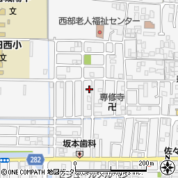 京都府城陽市寺田西ノ口39-24周辺の地図