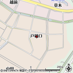 愛知県常滑市苅屋戸樋口周辺の地図