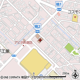 鈴鹿市ふれあいセンター周辺の地図