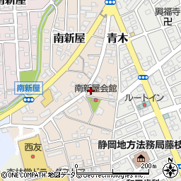 静岡県藤枝市南新屋316-1周辺の地図