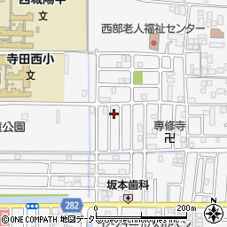 京都府城陽市寺田西ノ口44周辺の地図