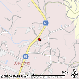 静岡県浜松市浜名区大平866周辺の地図