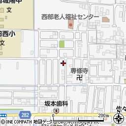 京都府城陽市寺田西ノ口39-26周辺の地図