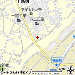 愛知県豊川市一宮町上新切548-3周辺の地図