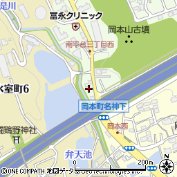 大阪府高槻市南平台3丁目30周辺の地図