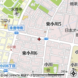 前川輪店周辺の地図