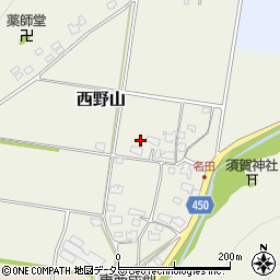 兵庫県赤穂郡上郡町西野山452周辺の地図