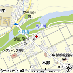 島根県浜田市内村町本郷685-2周辺の地図