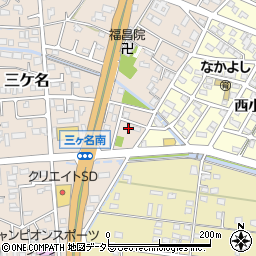 静岡県焼津市三ケ名302-3周辺の地図