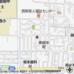 京都府城陽市寺田西ノ口39-33周辺の地図