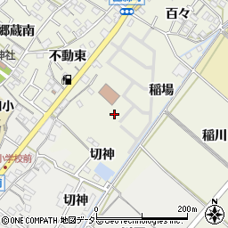 愛知県西尾市国森町不動東100-5周辺の地図