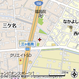 静岡県焼津市三ケ名305周辺の地図
