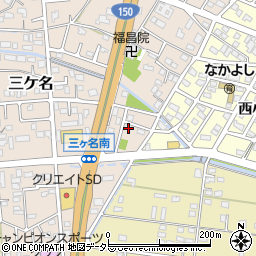 静岡県焼津市三ケ名305周辺の地図